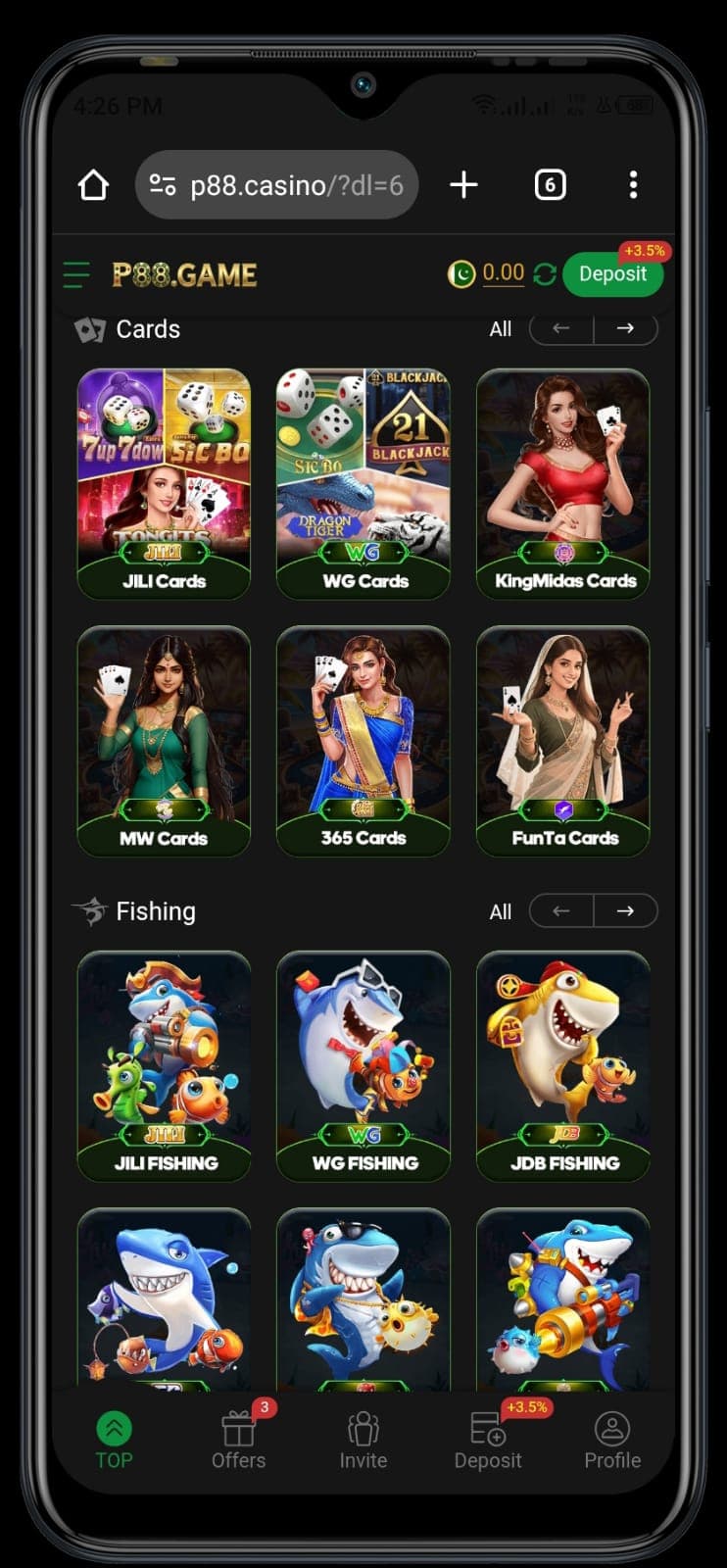 P88 Game Free Official Money App Latest For Android & iOS (2026) Screenshot 2