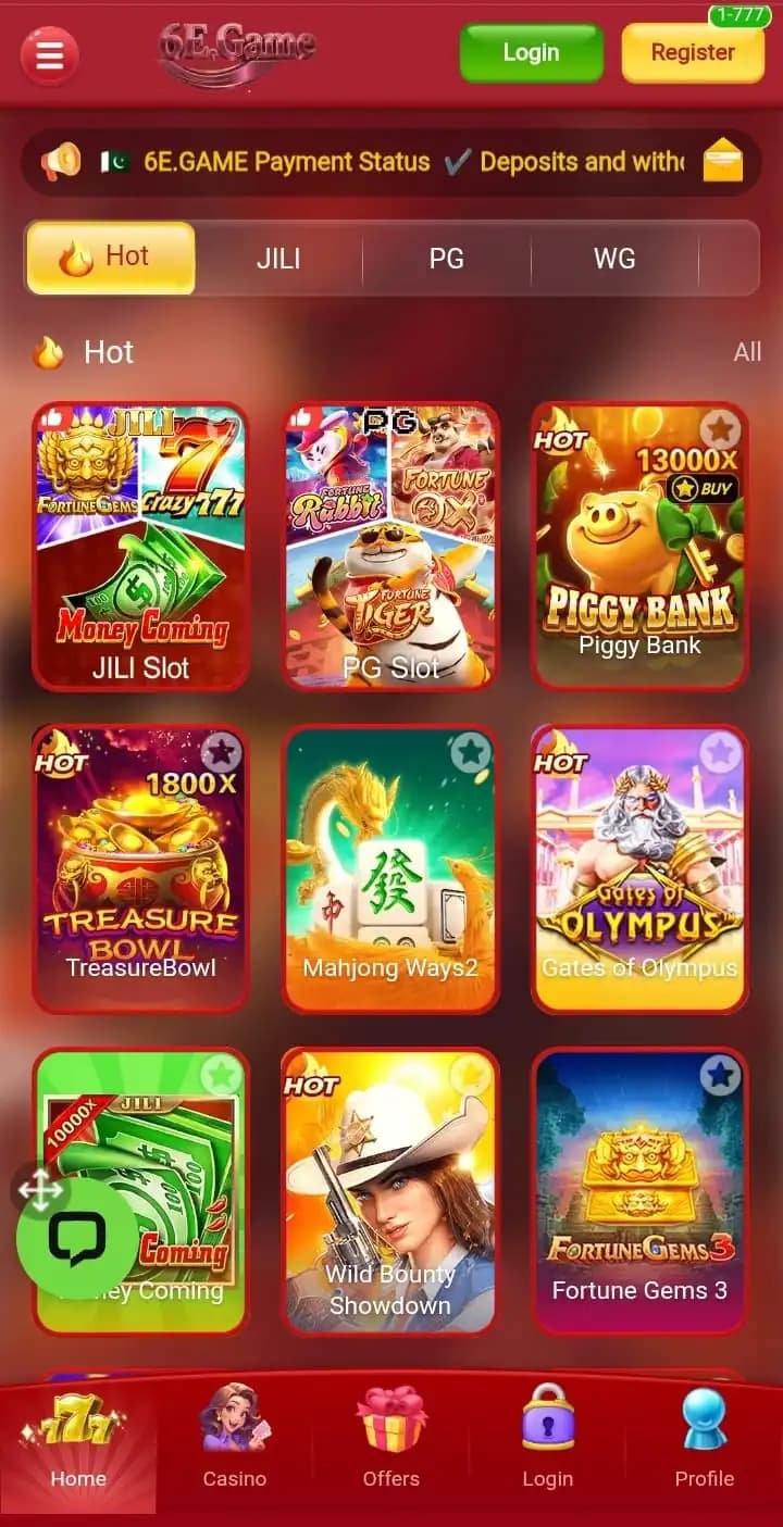 6E.GAME Apk Registration & Game Download  2026 New Screenshot 1